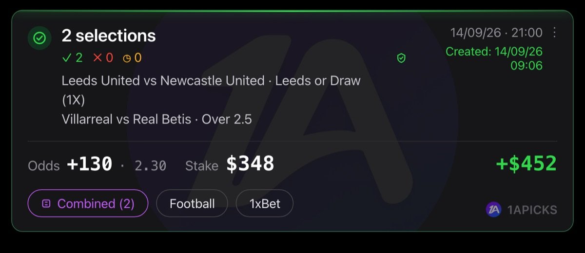 Leeds and Villarreal, combined